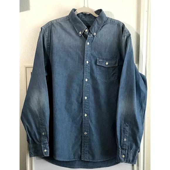 American Eagle Outfitters Men XL Athletic Fit Blue TINY HOLE - Picture 9 of 13